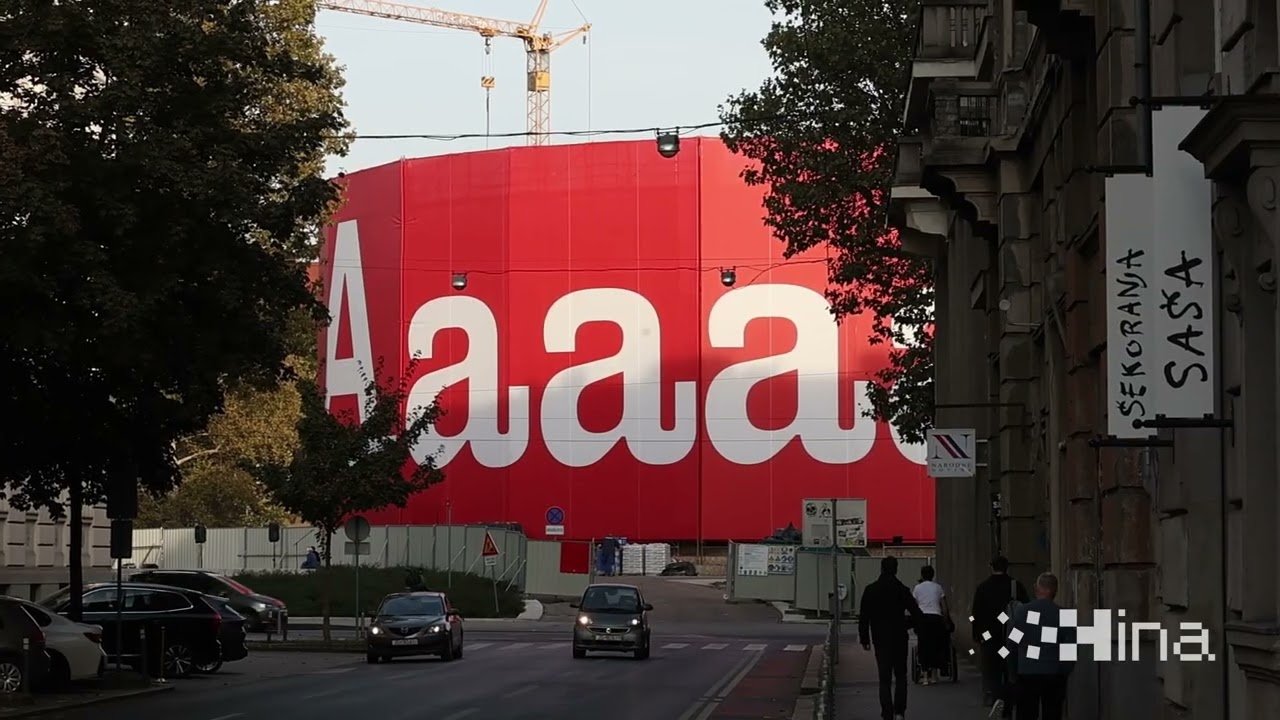 Croatian artist unveils Europe’s largest public artwork