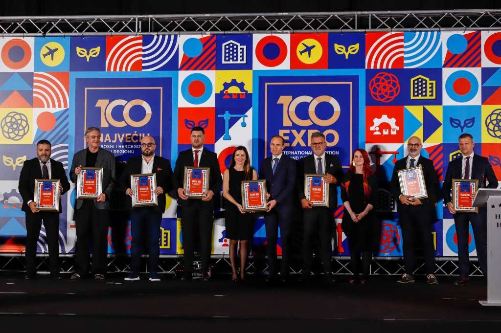 Bosnia’s business elite honored at ‘Top 100’ event in Sarajevo