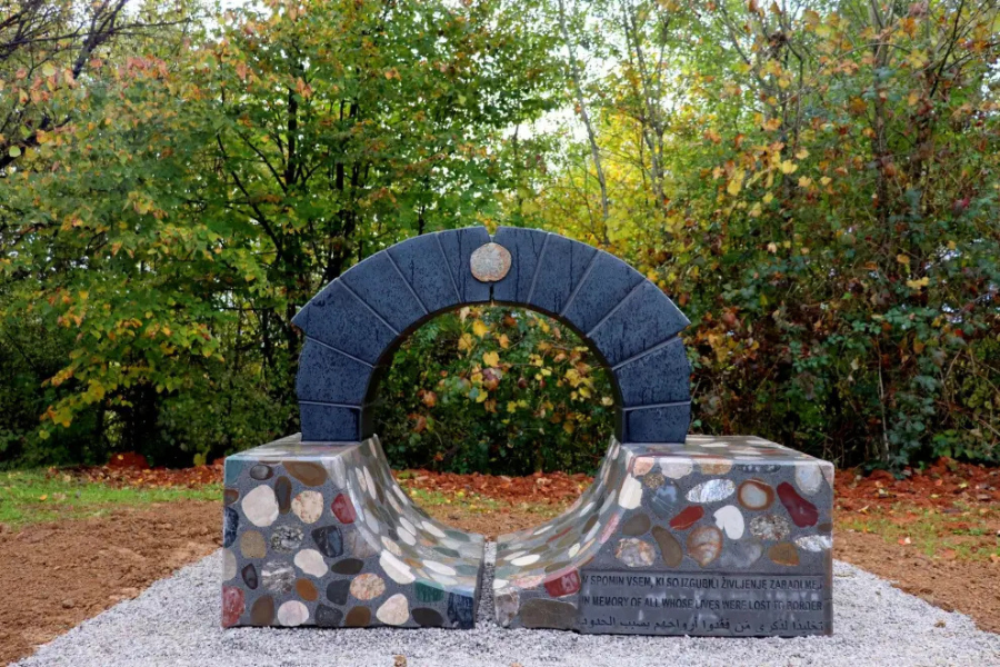 Slovenia unveils first monument for dead migrants