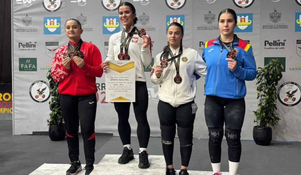 Moldovan weightlifters achieve strong results at European U20 Championships