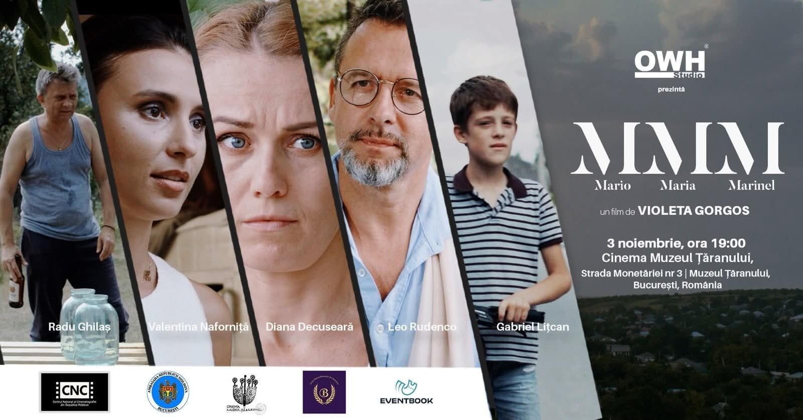Moldovan film “Mario, Maria, Marinel” premieres in Bucharest
