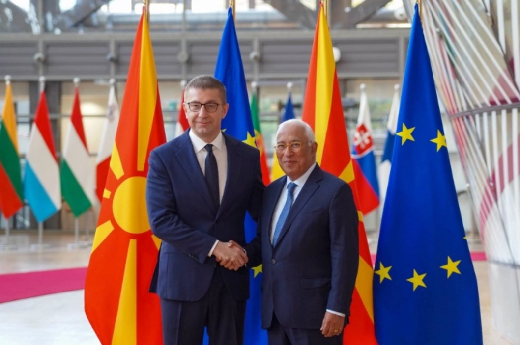Mickoski, Costa reaffirm shared commitment to North Macedonia’s EU path