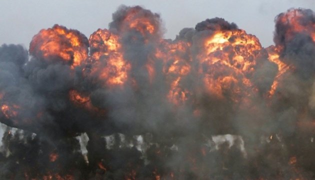 Ukraine's Simferopol oil facility ablaze amid latest drone assault