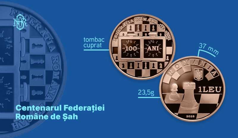 Romania launches special coin marking chess milestone