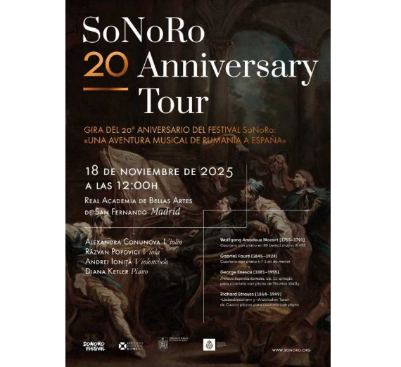 Romanian SoNoRo Festival brings Mozart, Enescu, and Strauss to Spain