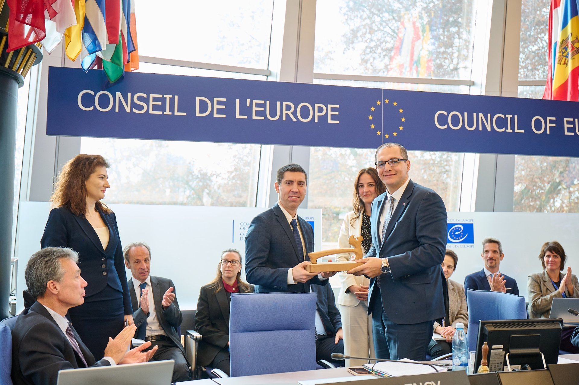 Moldova takes over council of Europe Presidency