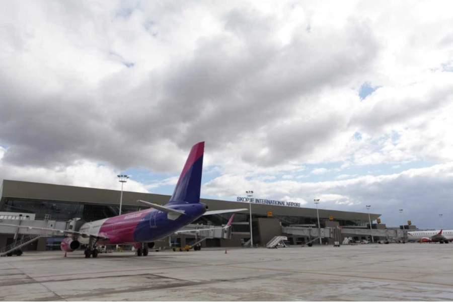 Skopje airport faces delays amid strong winds