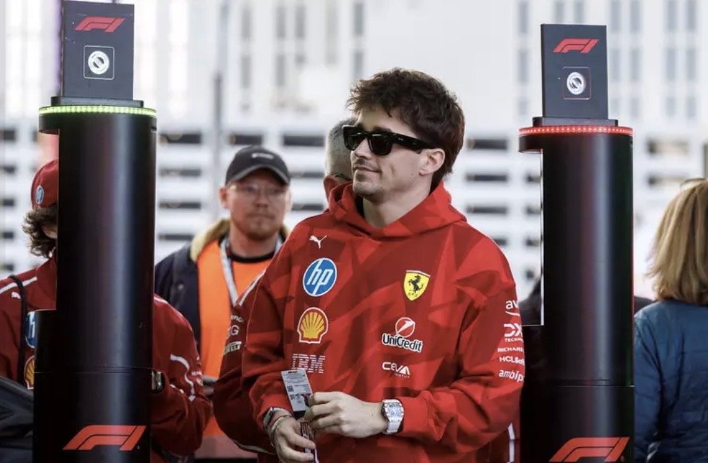 Charles Leclerc sets fastest time in Las Vegas GP first practice
