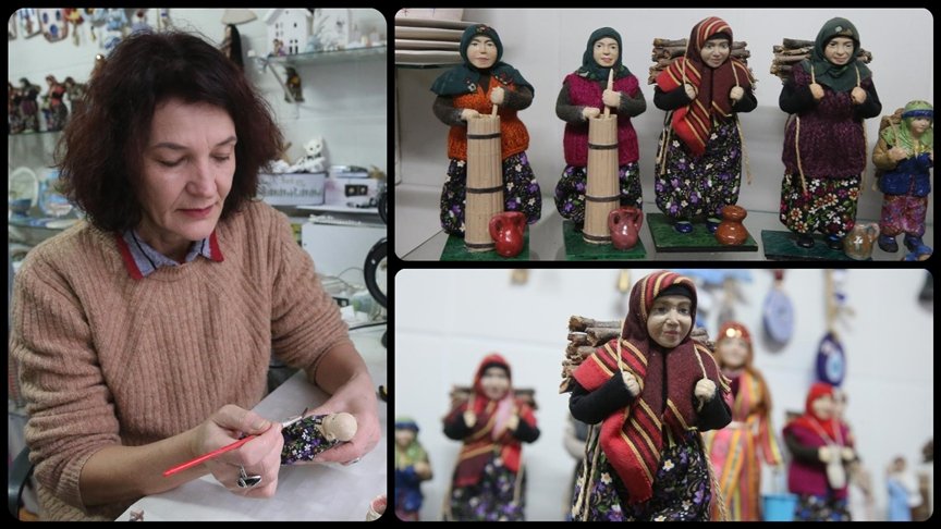 Turkish artisan creates over 5,000 kitre dolls in 15 years