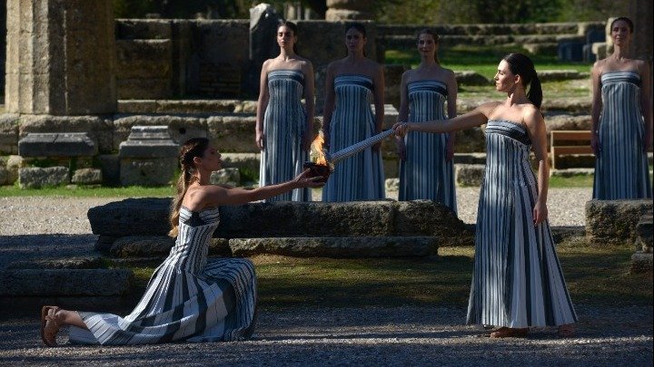 Greece ignites Olympic Flame for 2026 Winter Games