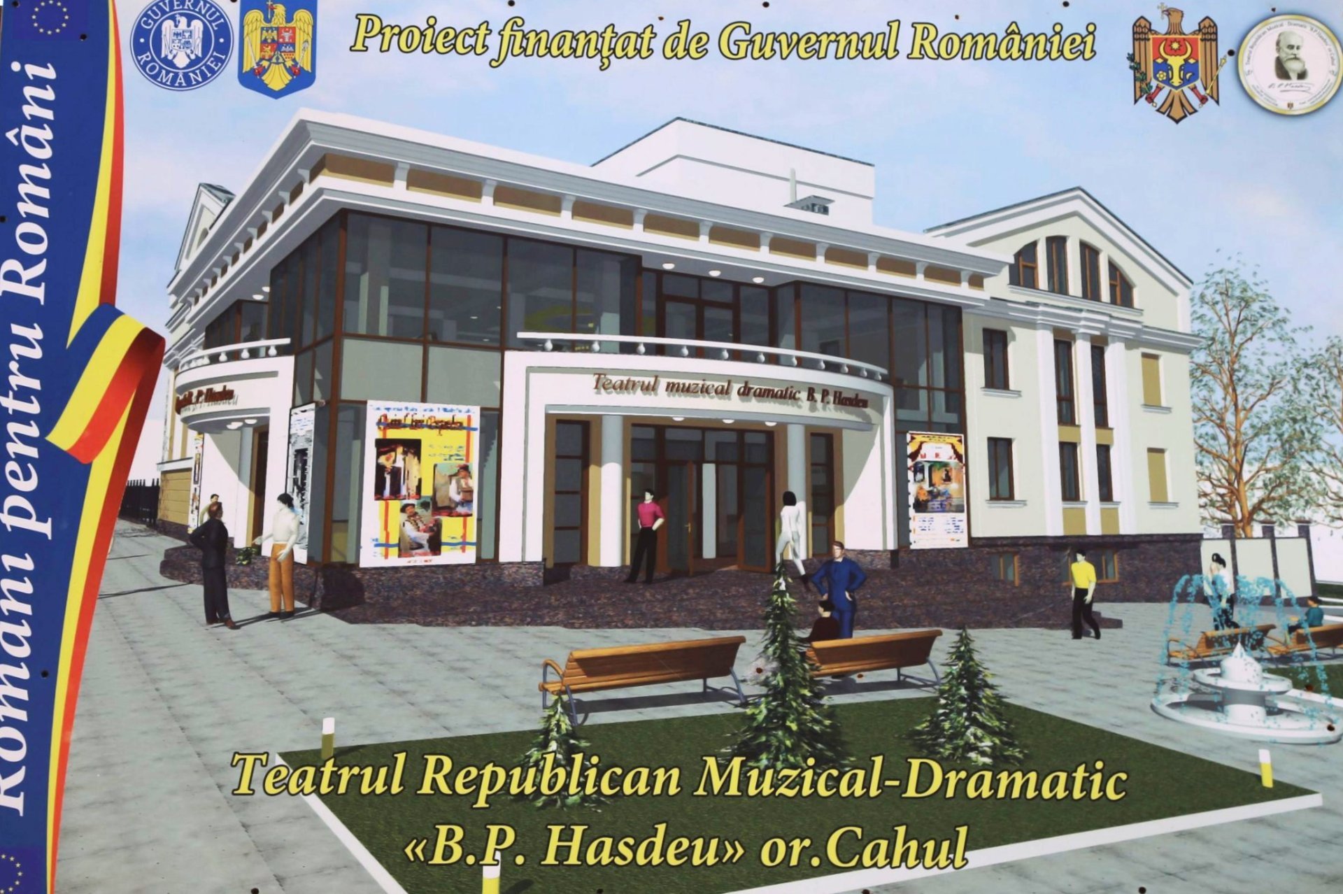 Moldova prioritizes completion of new theatre building