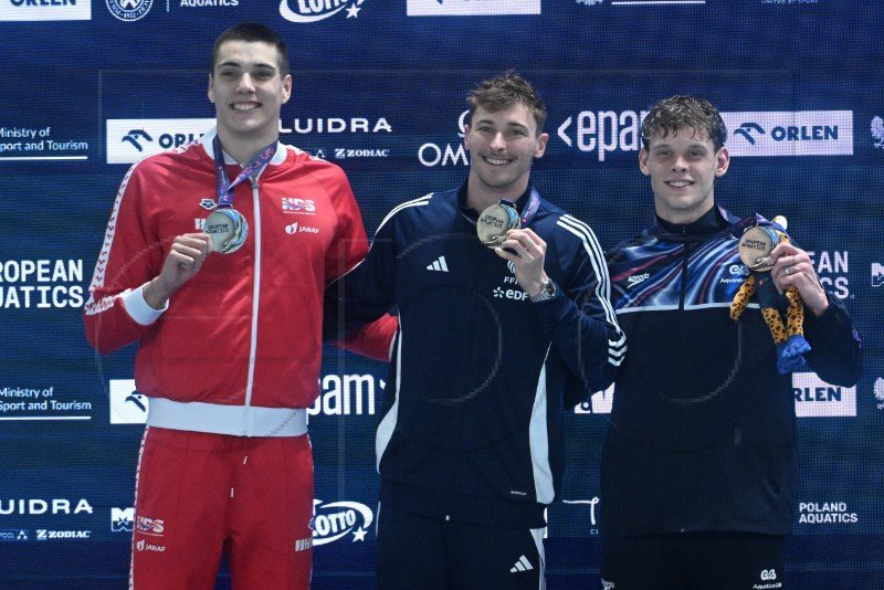 Croatian swimming star wins silver at European Short Course Championships