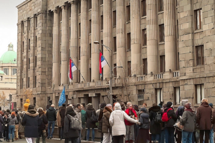 Serbia’s judges, prosecutors rally against political pressure