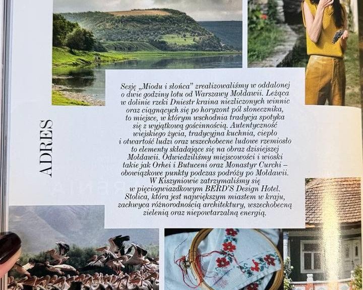 Moldova featured in one of world's most prestigious fashion magazines