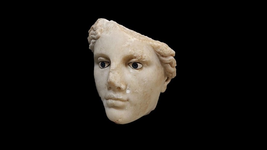 Hellenistic marble goddess head unearthed in ancient Metropolis