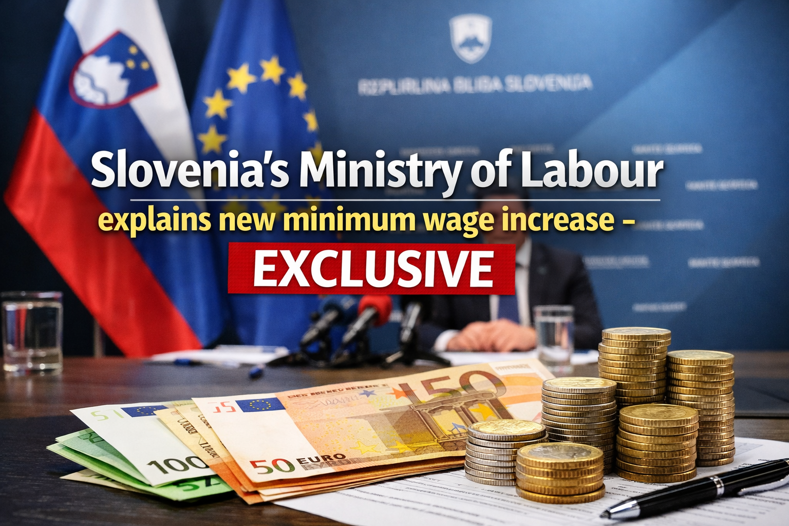 Slovenia's Ministry of Labour explains new minimum wage increase - EXCLUSIVE