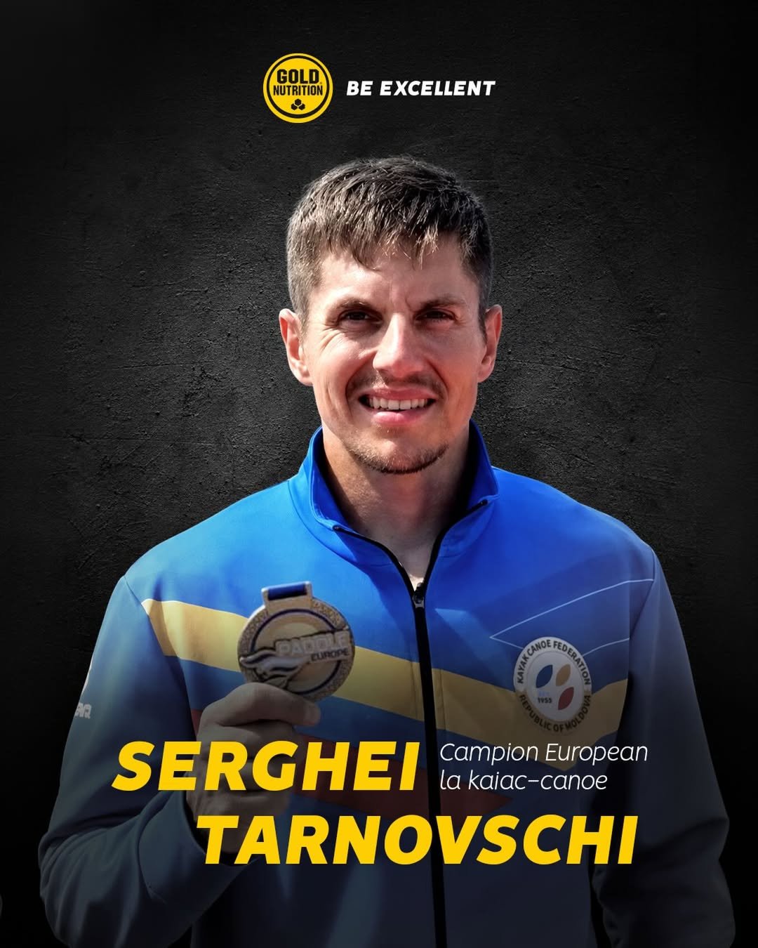 Moldovan canoeist wins European gold in Portugal