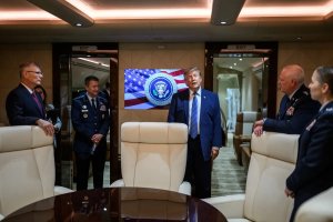 Trump to make first flight aboard Qatar-gifted Air Force One
