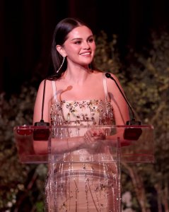 Selena Gomez stuns in red Prada gown at Rare Impact Fund Benefit gala